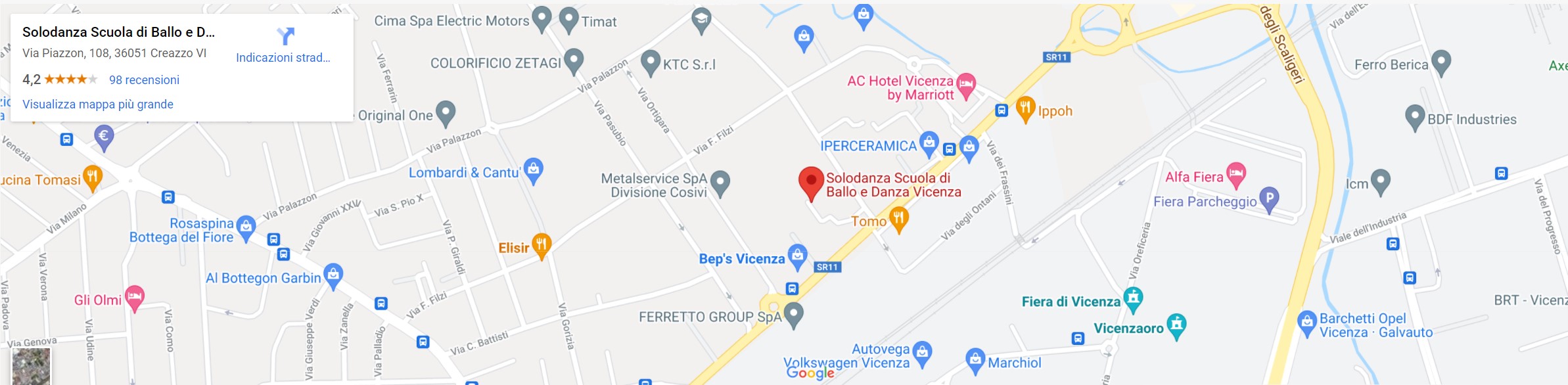 Scuola di ballo Vicenza CONTATTACI